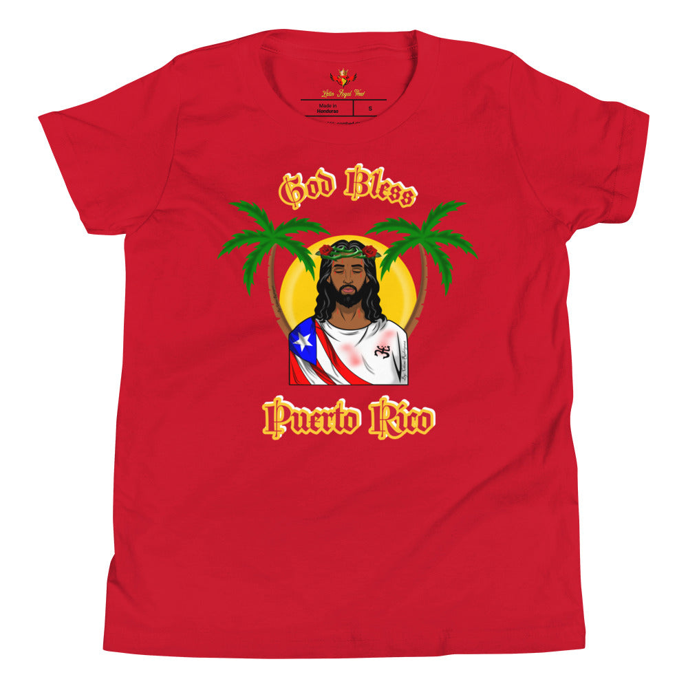 JESUS '23 - GOD BLESS PR (YOUTH PREMIUM TEE)