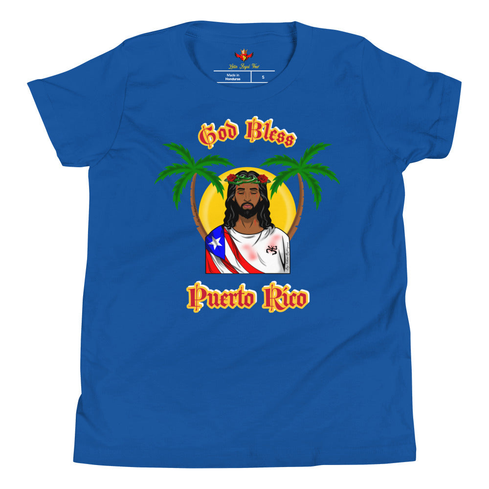 JESUS '23 - GOD BLESS PR (YOUTH PREMIUM TEE)