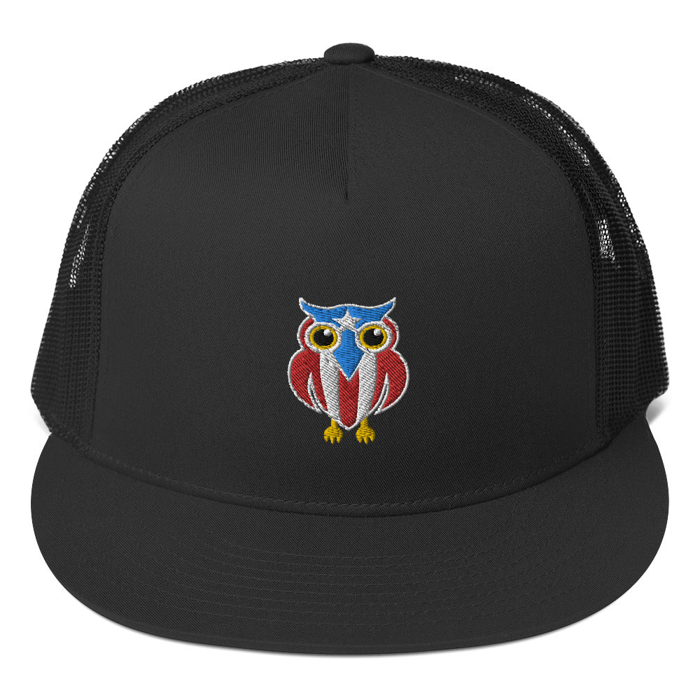 MR. TAINO. - PR OWL (5-PANEL Trucker Cap)