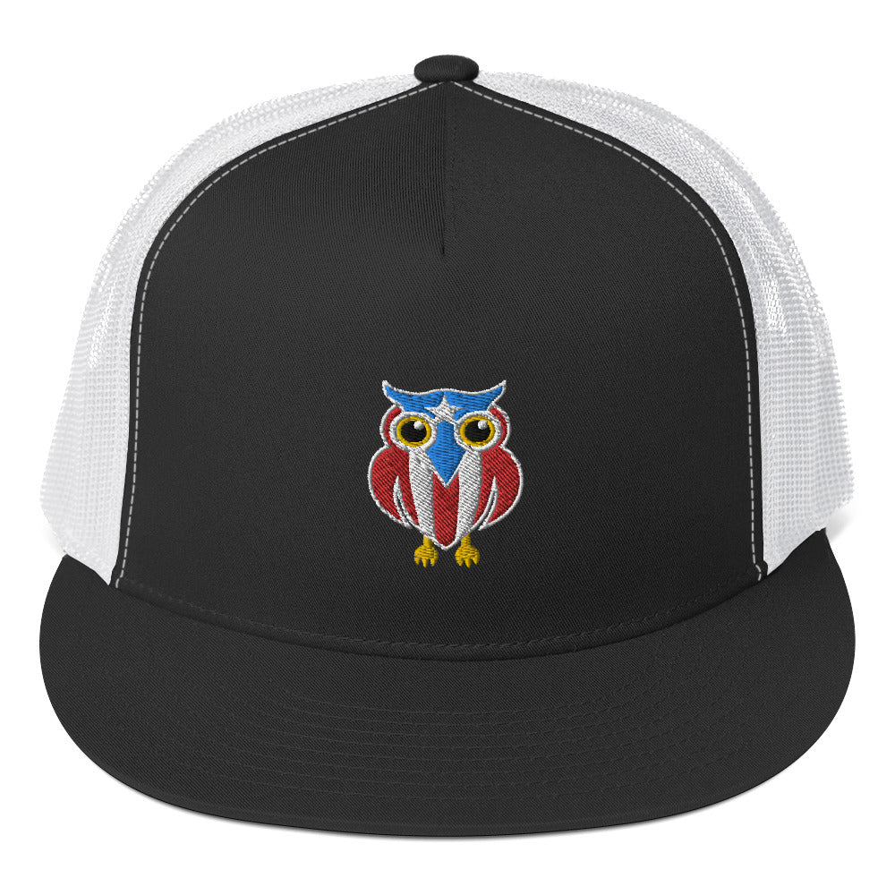 MR. TAINO. - PR OWL (5-PANEL Trucker Cap)
