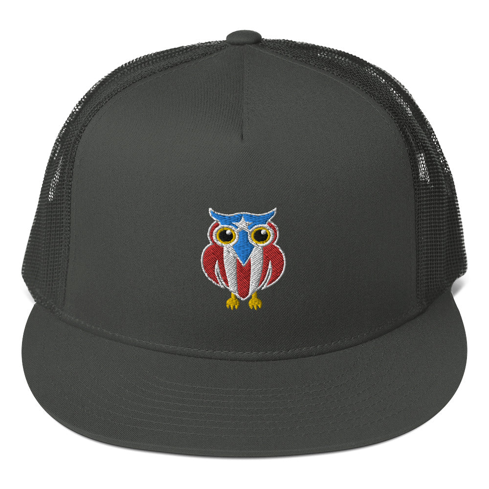 MR. TAINO. - PR OWL (5-PANEL Trucker Cap)