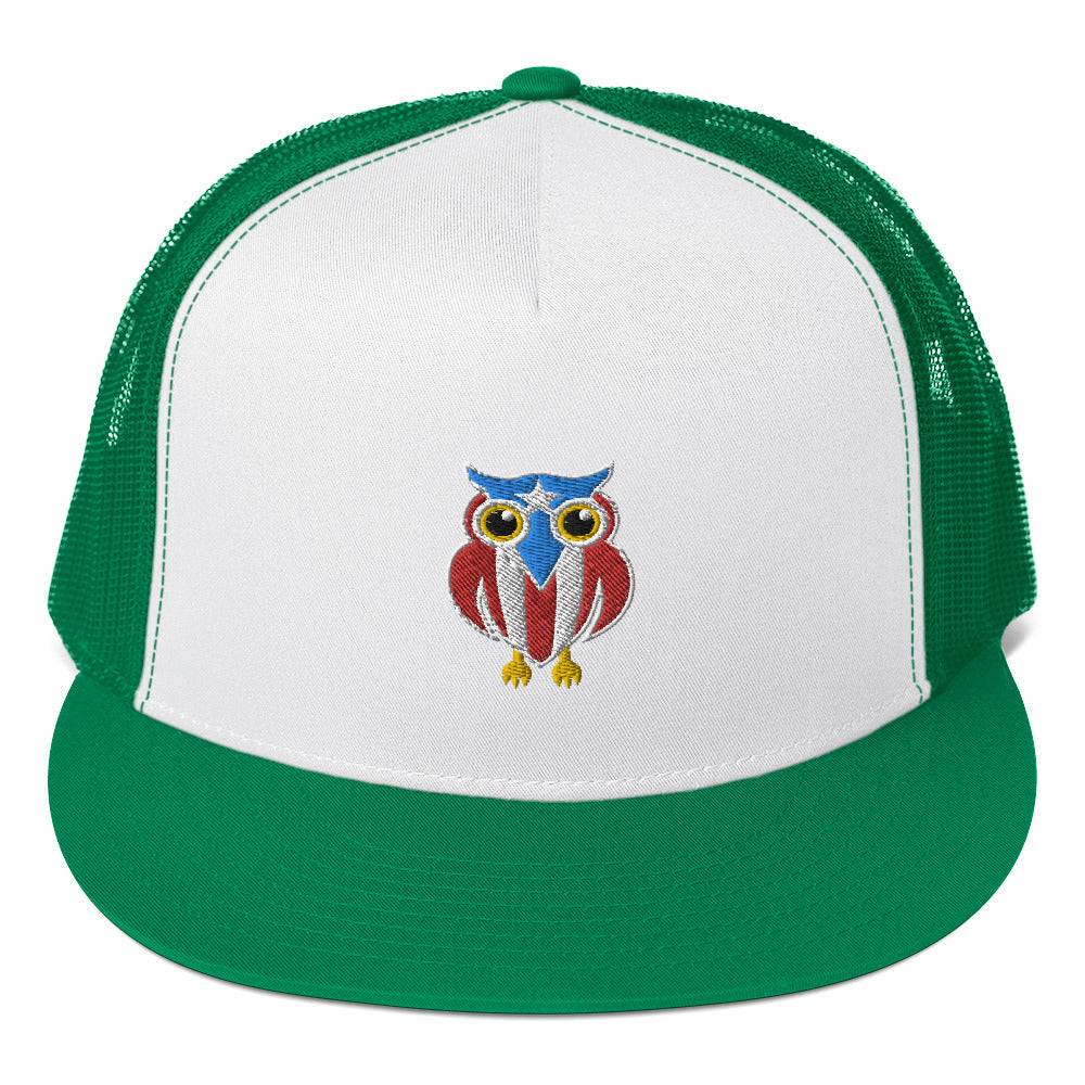 MR. TAINO. - PR OWL (5-PANEL Trucker Cap)