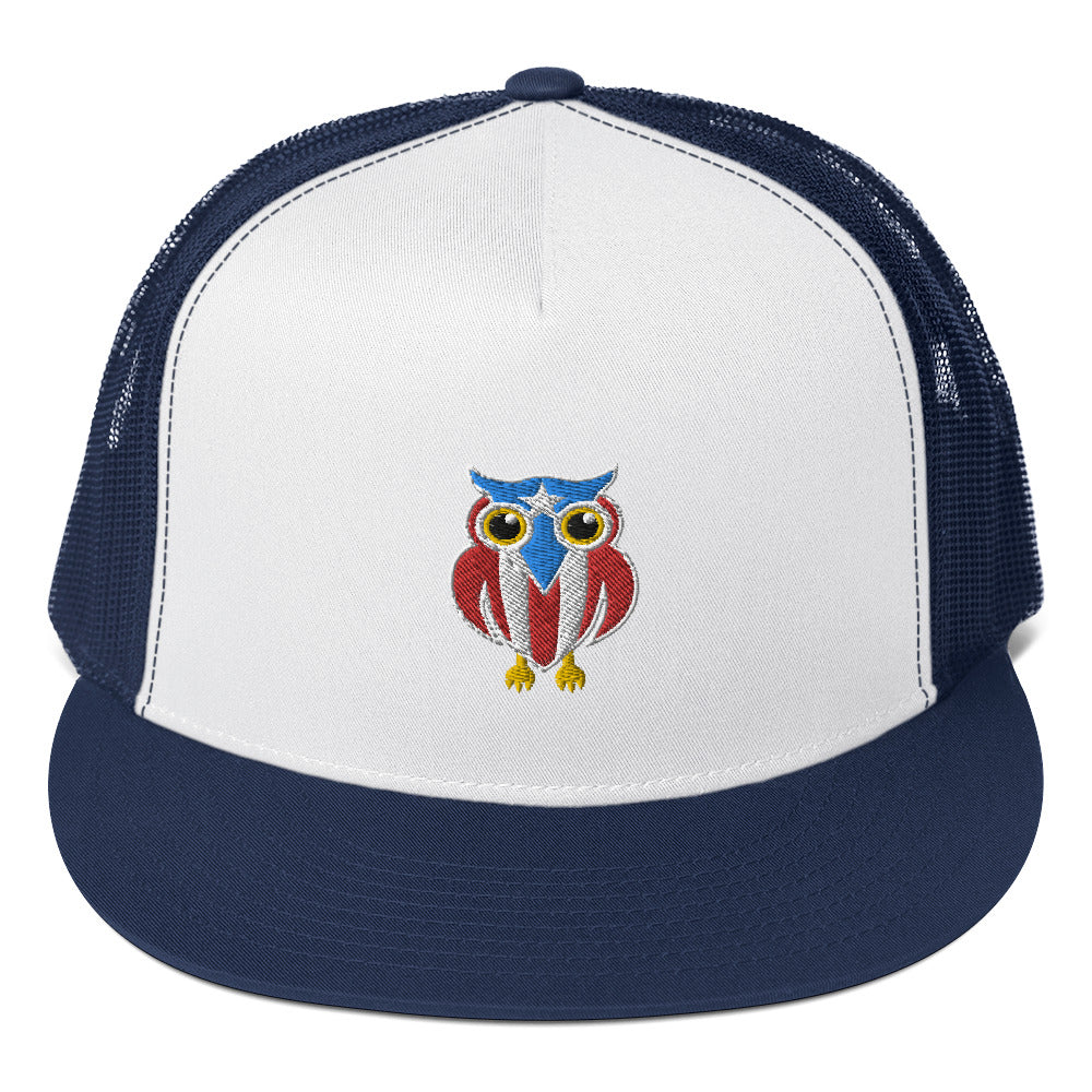 MR. TAINO. - PR OWL (5-PANEL Trucker Cap)
