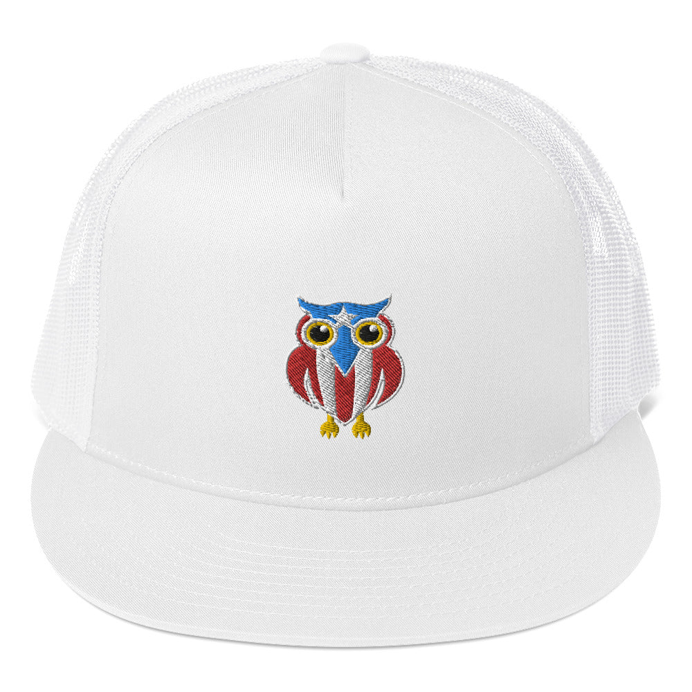 MR. TAINO. - PR OWL (5-PANEL Trucker Cap)