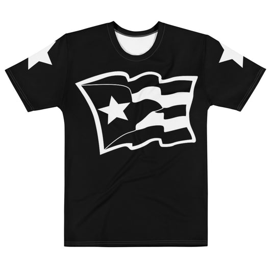 PR RESISTANCE FLAG -  DOUBLE WHITE STAR (PREMIUM JERSEY TEE)