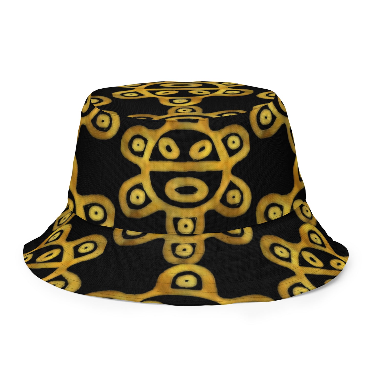 TAINO SOL - GOLD (AOP Reversible Bucket Hat)