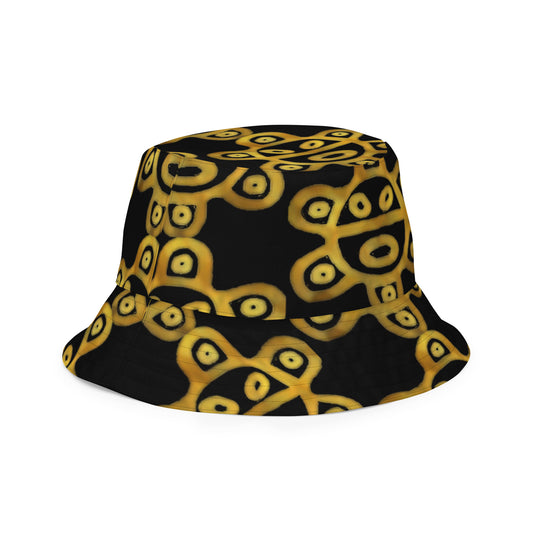 TAINO SOL - GOLD (AOP Reversible Bucket Hat)