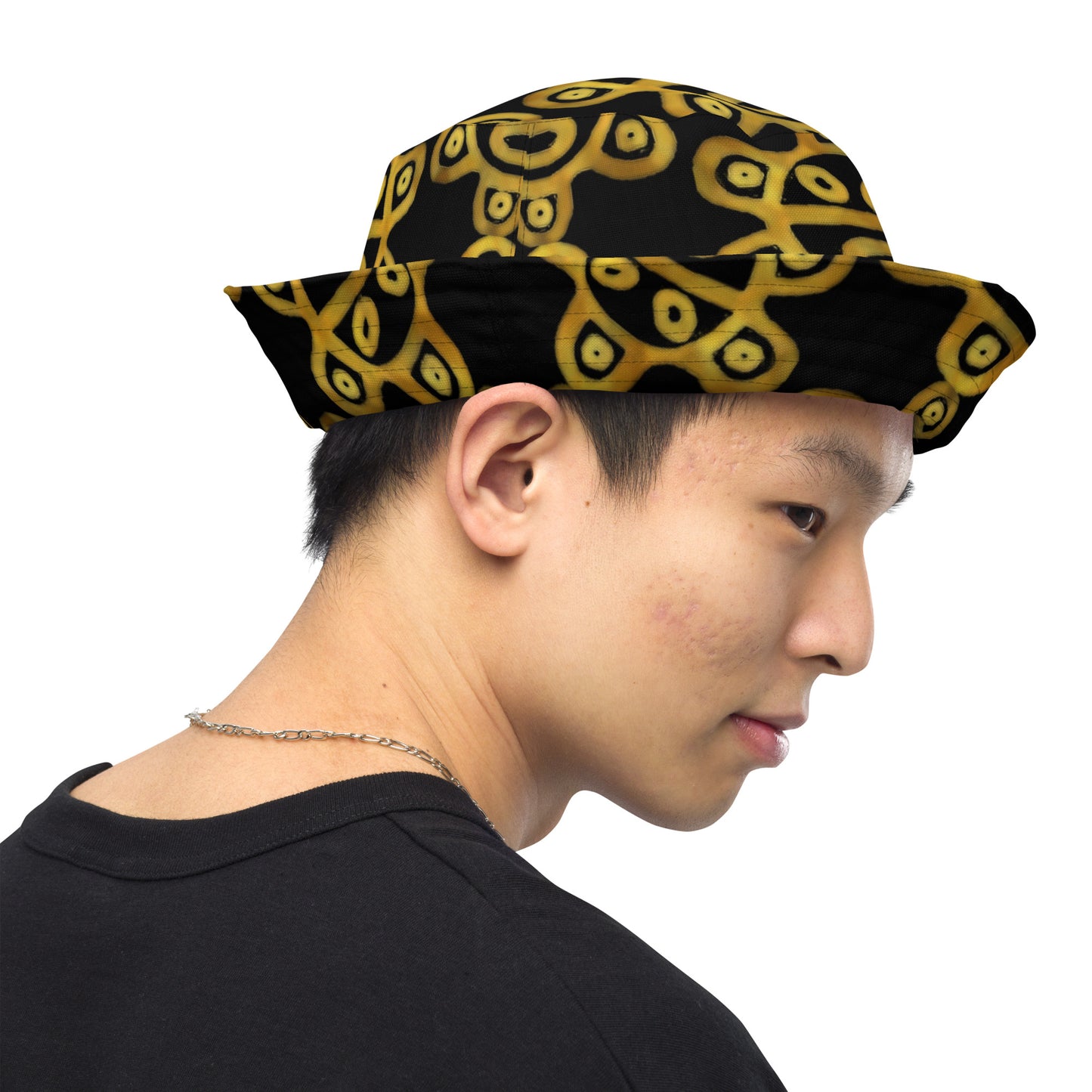 TAINO SOL - GOLD (AOP Reversible Bucket Hat)