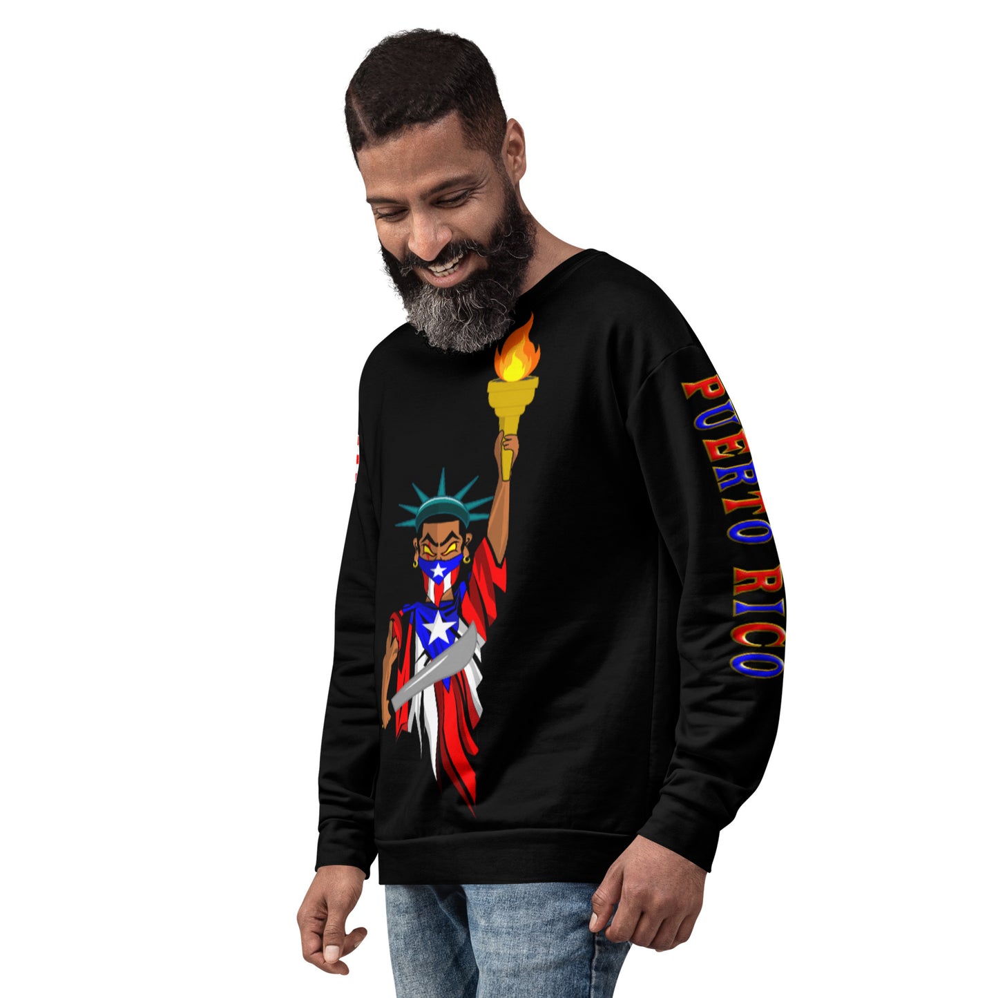 LATIN POWER STATUE OF LIBERTY 1 Of 1 (SWEATSHIRT)