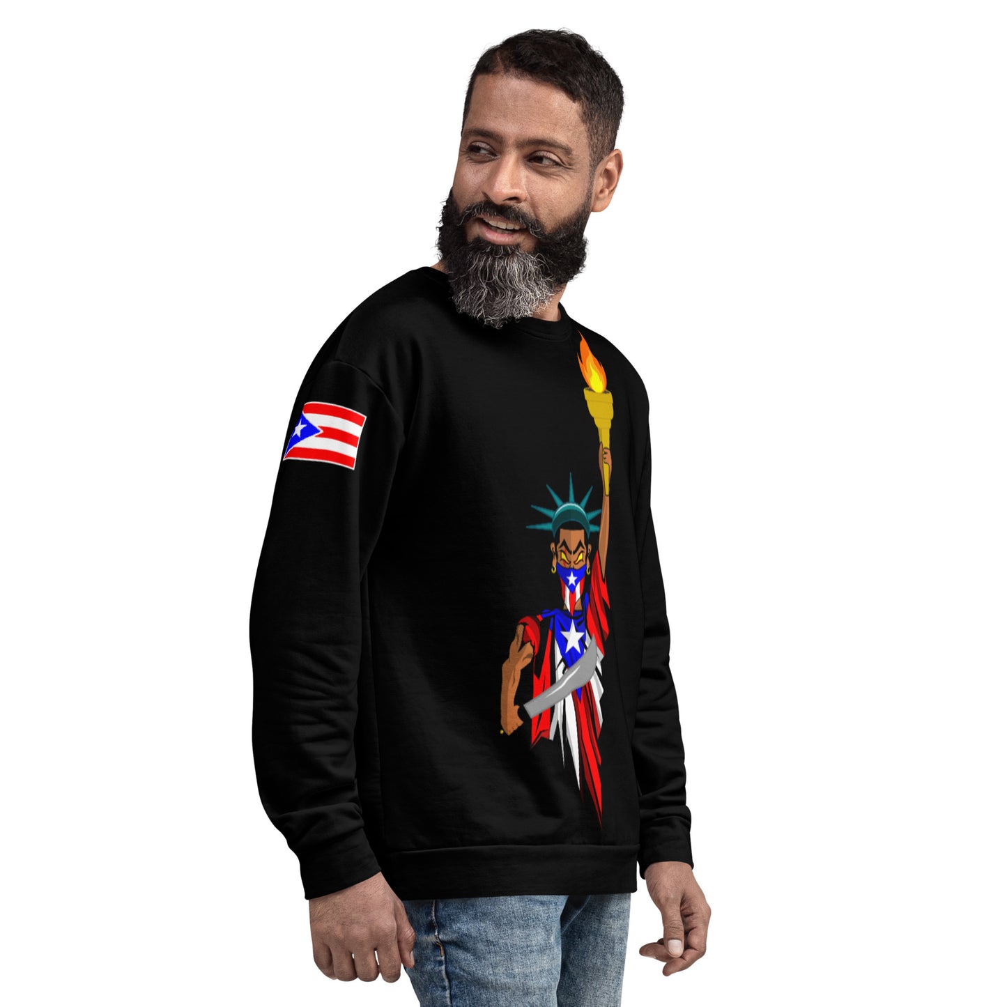 LATIN POWER STATUE OF LIBERTY 1 Of 1 (SWEATSHIRT)
