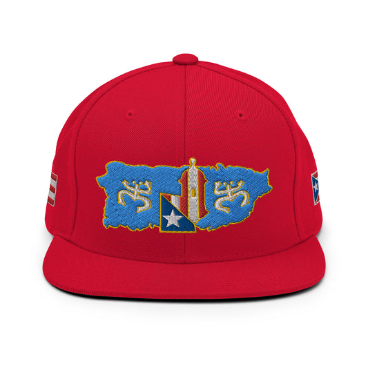 EL MORRO - MAP OF PR (Authentic Snapback Hat)