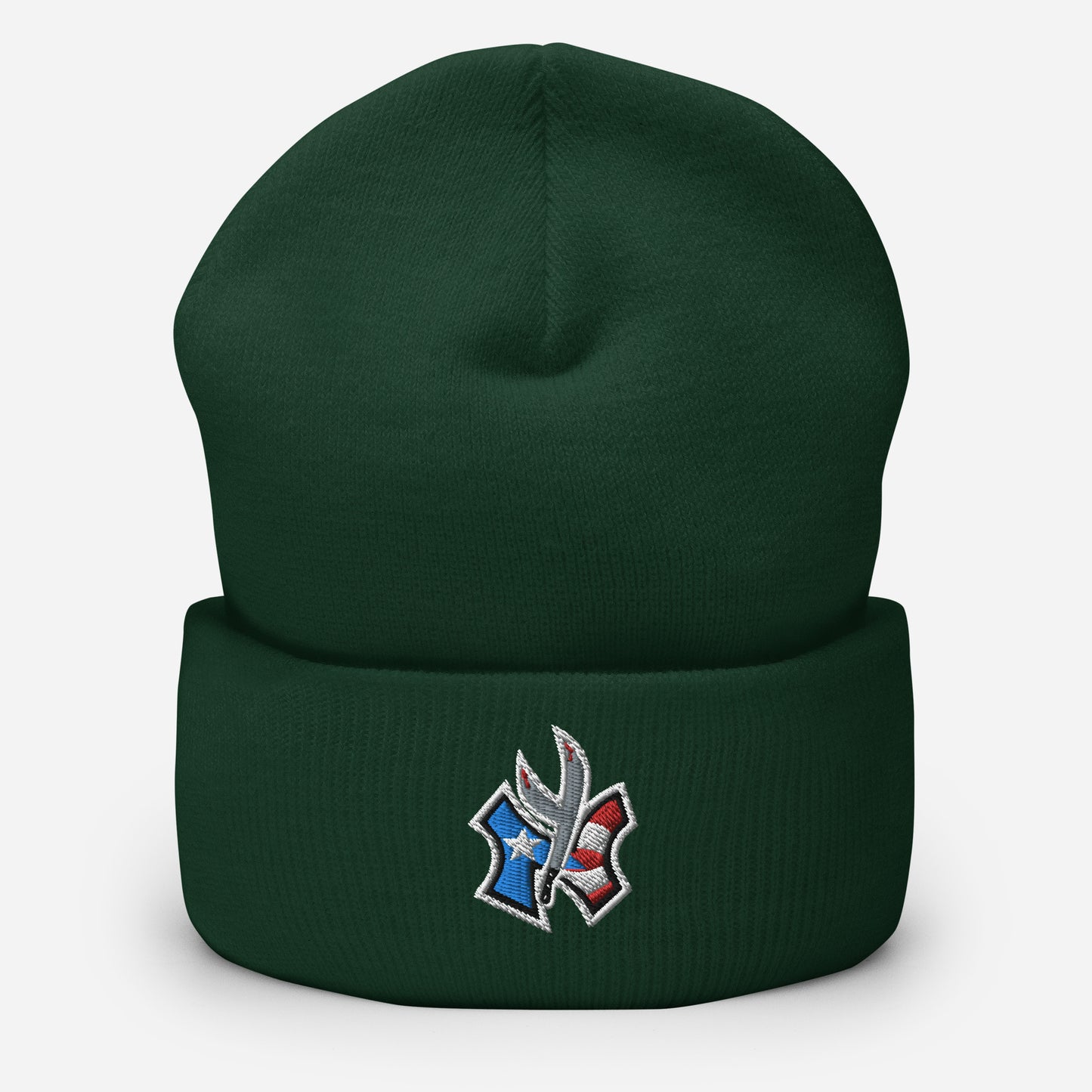 NU-YO RICAN - SKY BLU 1 (Cuffed Beanie)