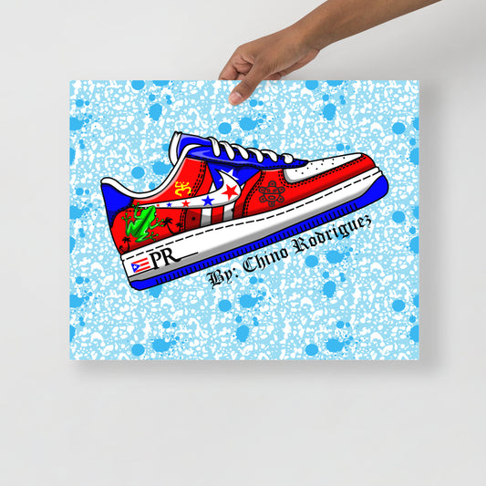 NIKE AIR FORCE 1 - PR (POSTER ART PRINT)