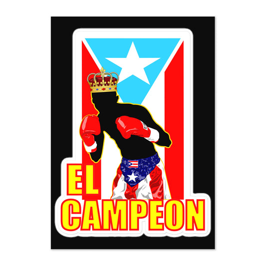 BORICUA CAMPEON (Sticker Sheet)