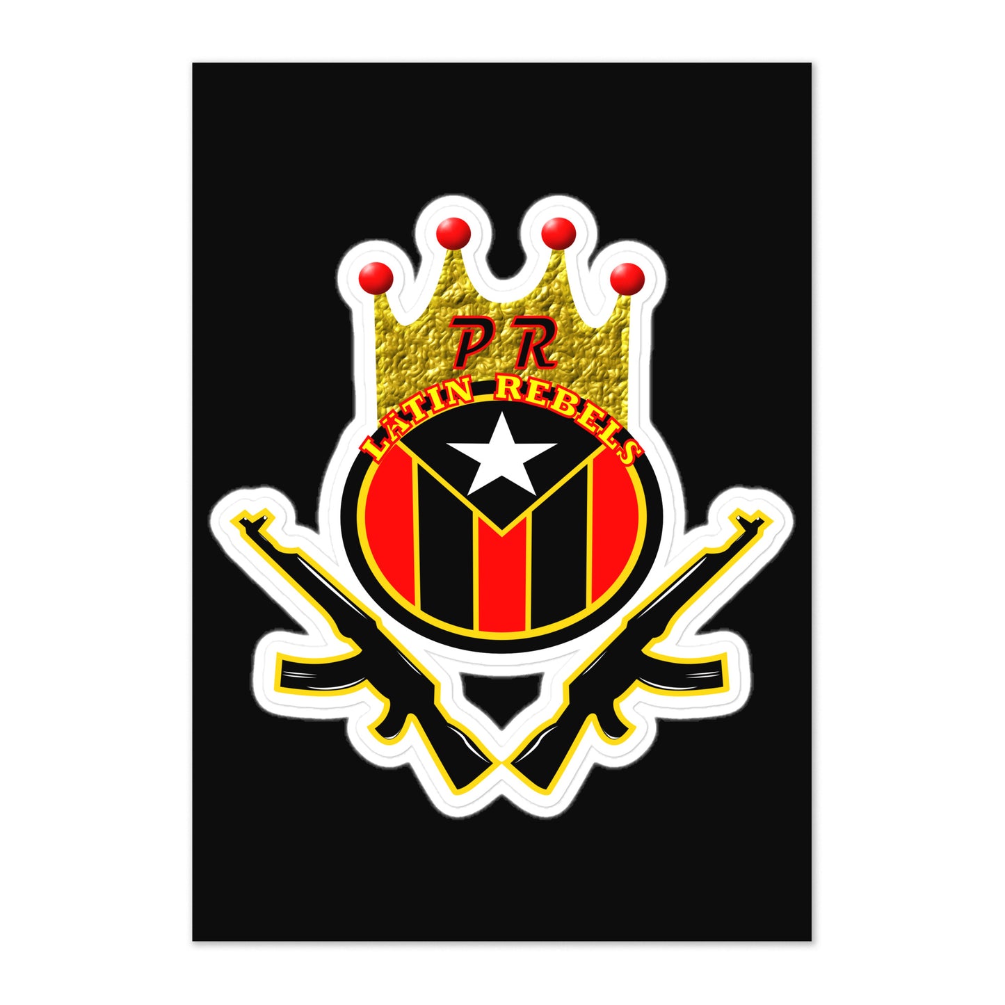 LATIN REBELS EMBLEM (Sticker Sheet)