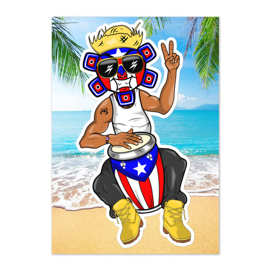 TAINO JAM - SOLO (Vinyl Sticker Sheet)
