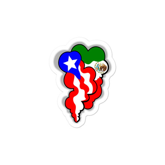 PUERTO RICAN & MEXICAN SMOKE - Bubble-Free Vinyl Stickers