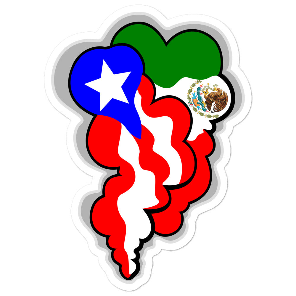 PUERTO RICAN & MEXICAN SMOKE - Bubble-Free Vinyl Stickers