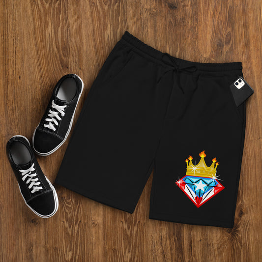 THE ROYAL DIAMOND (Men's Fleece Shorts)