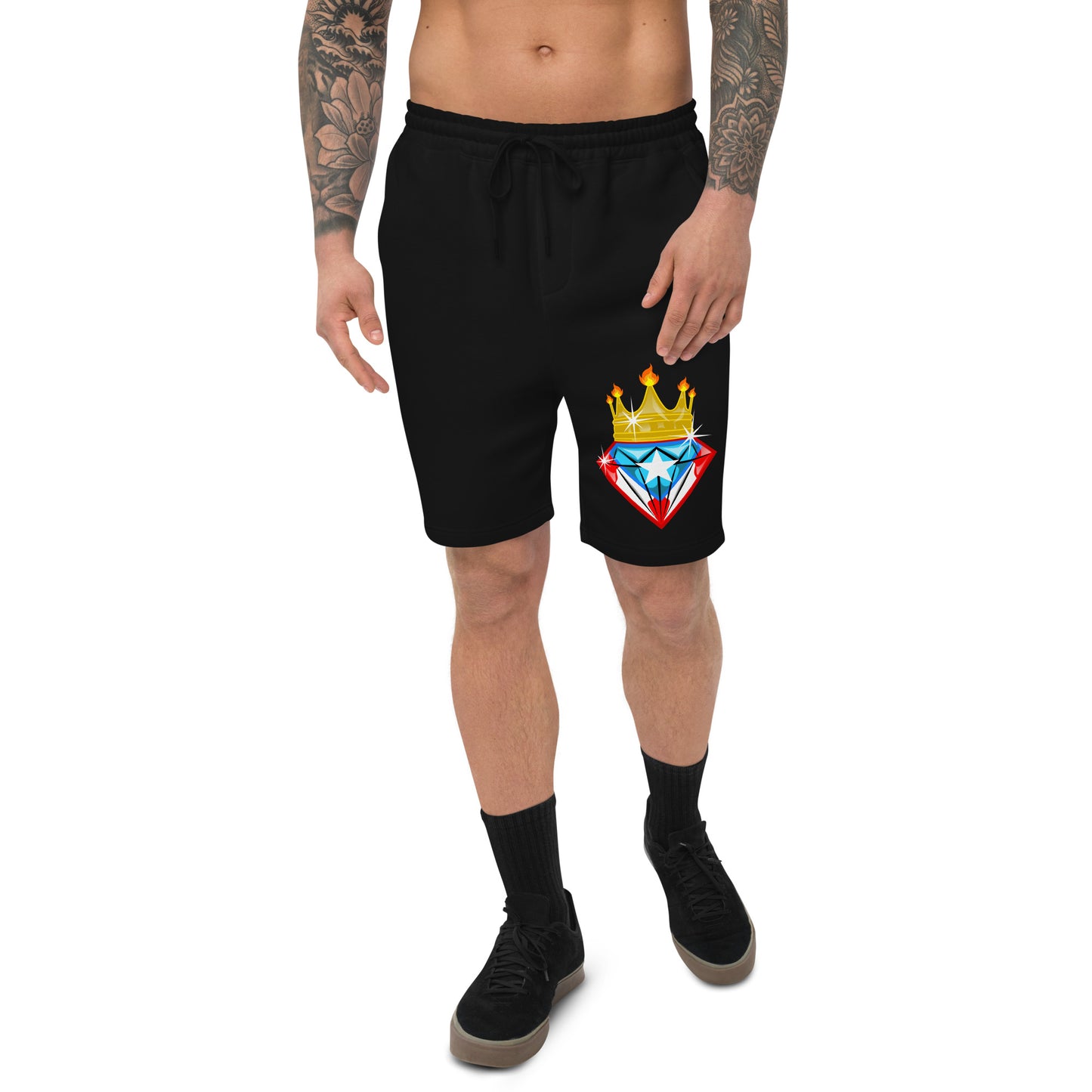THE ROYAL DIAMOND (Men's Fleece Shorts)
