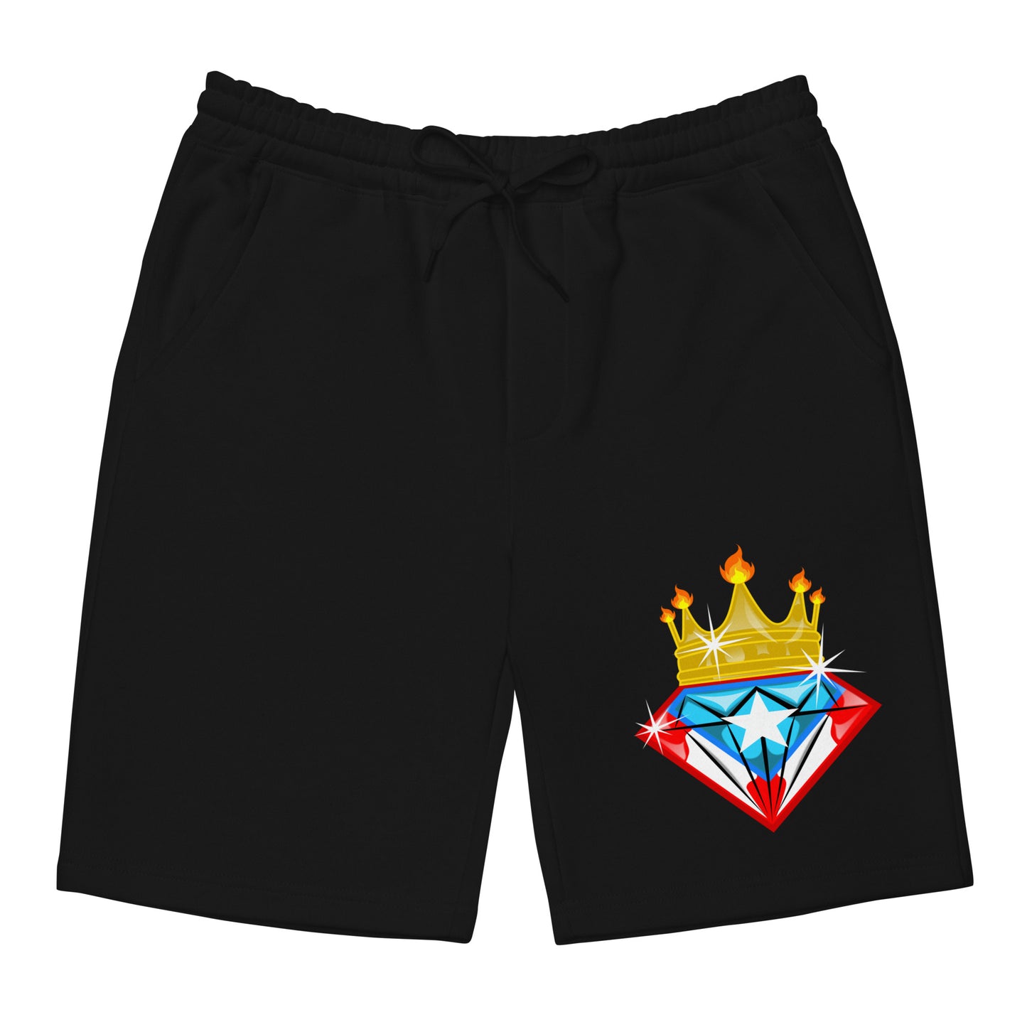 THE ROYAL DIAMOND (Men's Fleece Shorts)