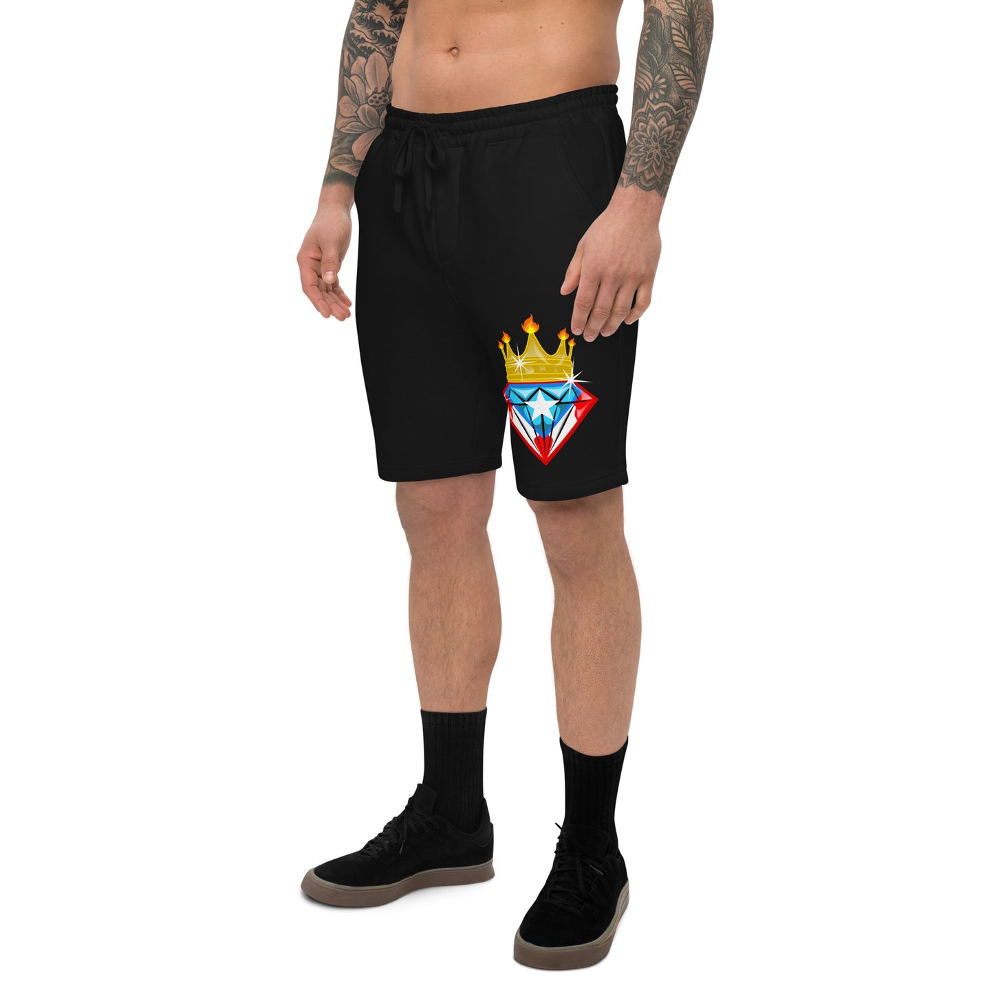 THE ROYAL DIAMOND (Men's Fleece Shorts)