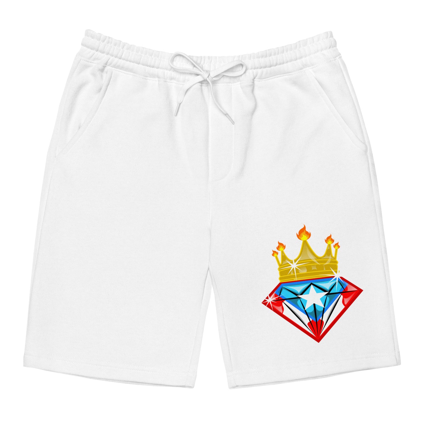 THE ROYAL DIAMOND (Men's Fleece Shorts)