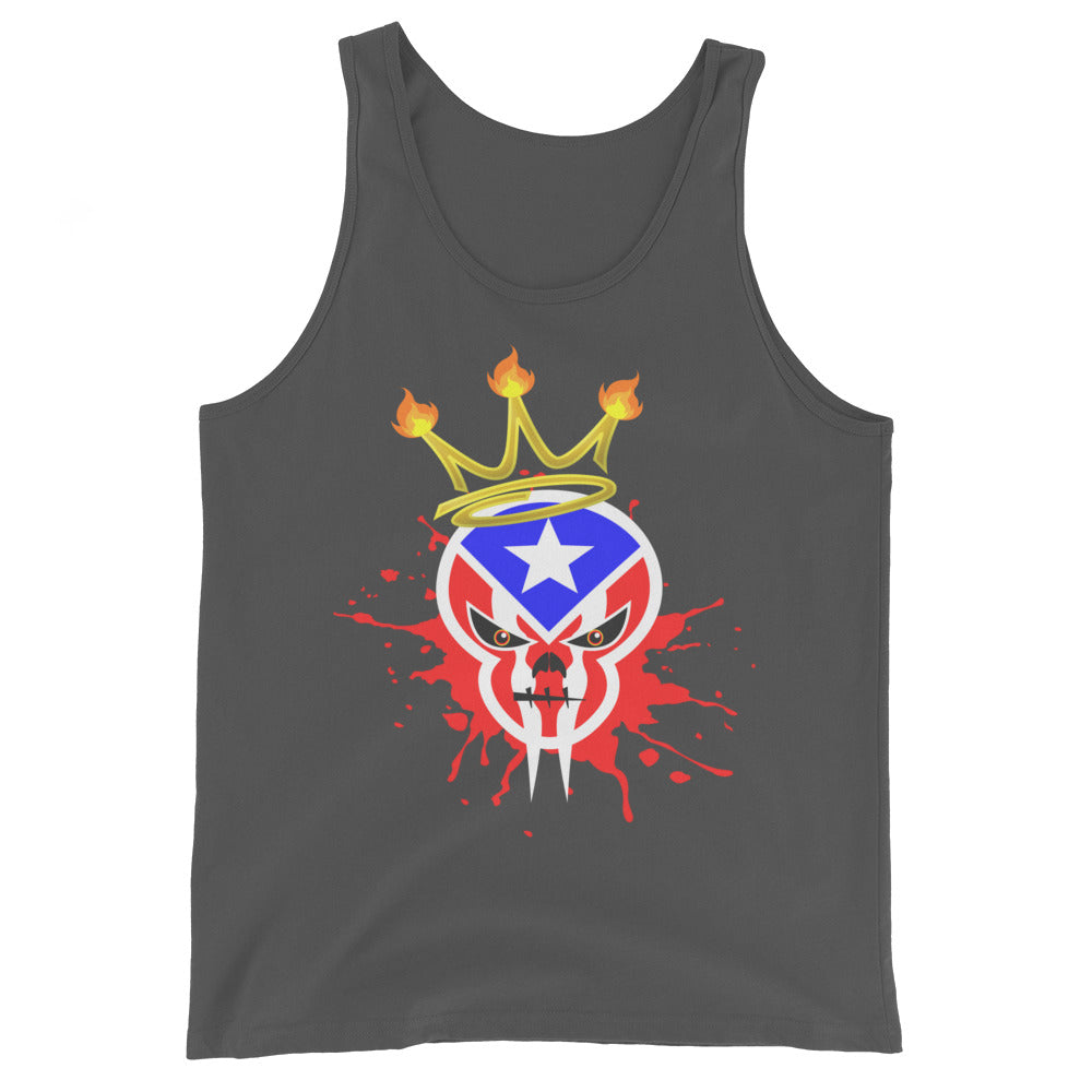 GRAFFITI REBEL SKULL (PREMIUM Unisex Tank Top)