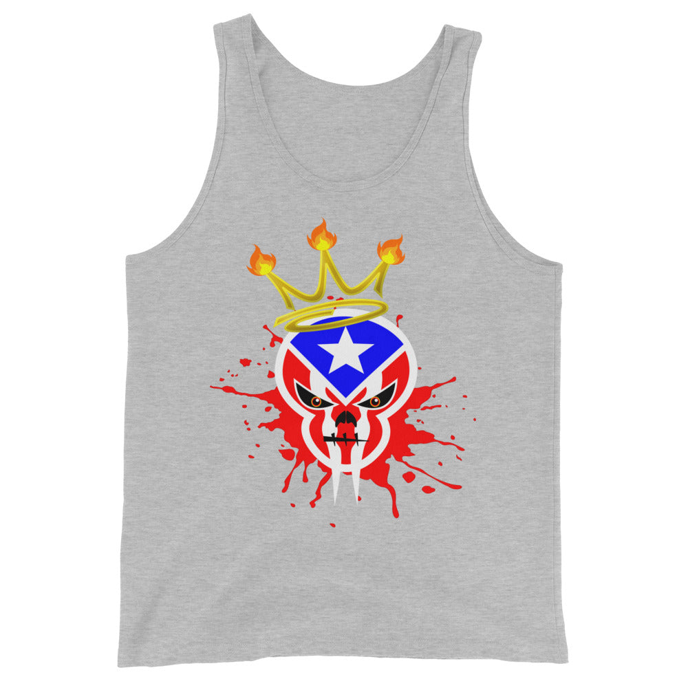 GRAFFITI REBEL SKULL (PREMIUM Unisex Tank Top)