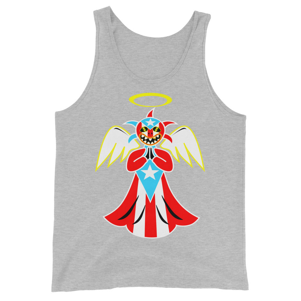 EL SANTO BORIKEN - SKY BLU 1 (PREMIUM Unisex Tank Top)