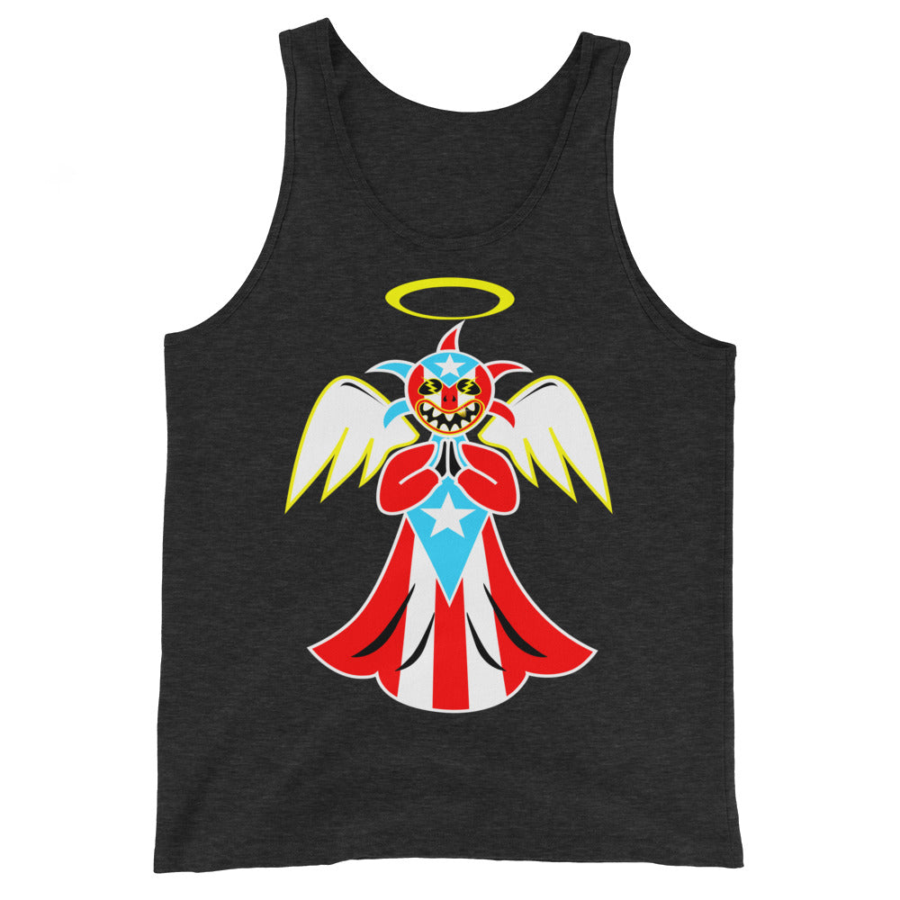 EL SANTO BORIKEN - SKY BLU 1 (PREMIUM Unisex Tank Top)