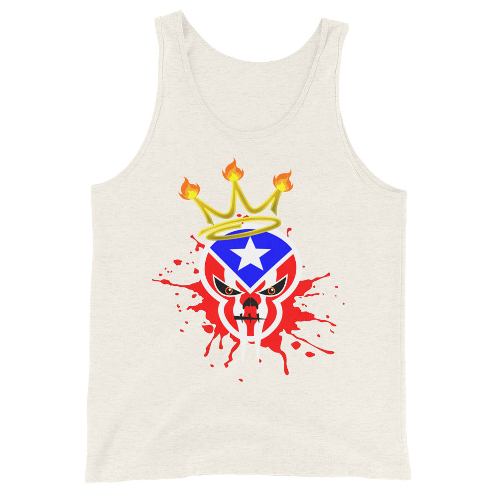 GRAFFITI REBEL SKULL (PREMIUM Unisex Tank Top)