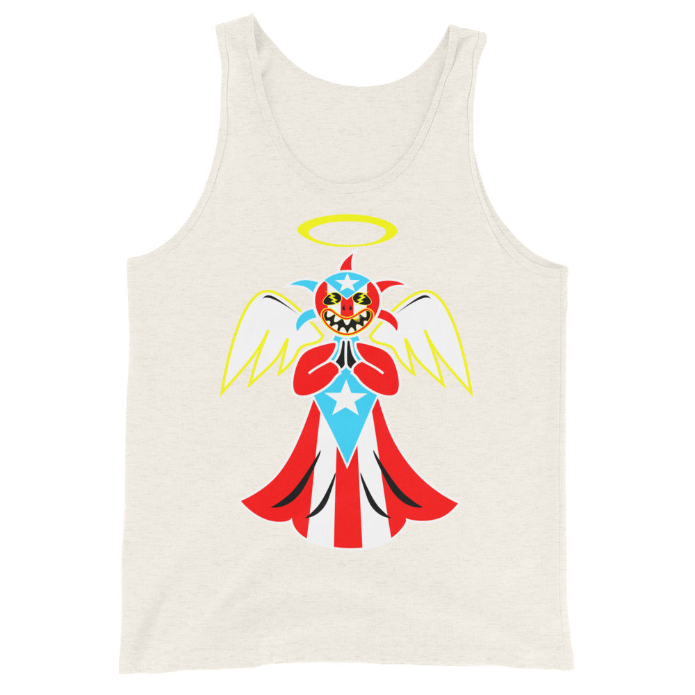 EL SANTO BORIKEN - SKY BLU 1 (PREMIUM Unisex Tank Top)
