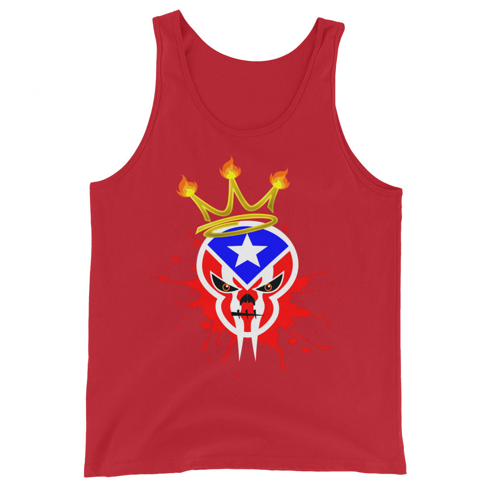 GRAFFITI REBEL SKULL (PREMIUM Unisex Tank Top)