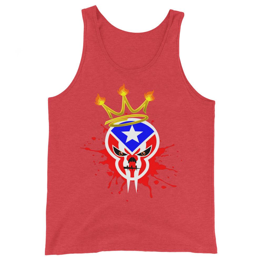 GRAFFITI REBEL SKULL (PREMIUM Unisex Tank Top)