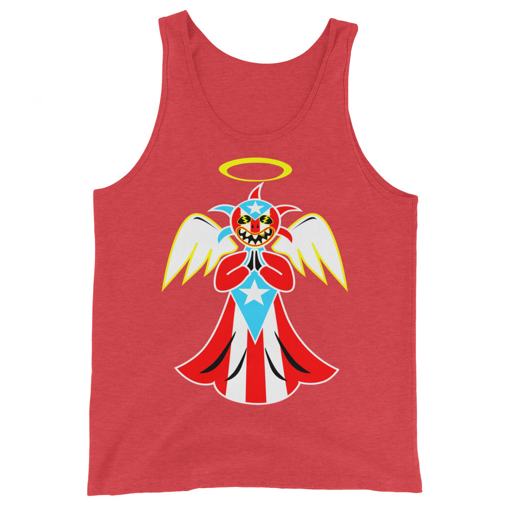 EL SANTO BORIKEN - SKY BLU 1 (PREMIUM Unisex Tank Top)