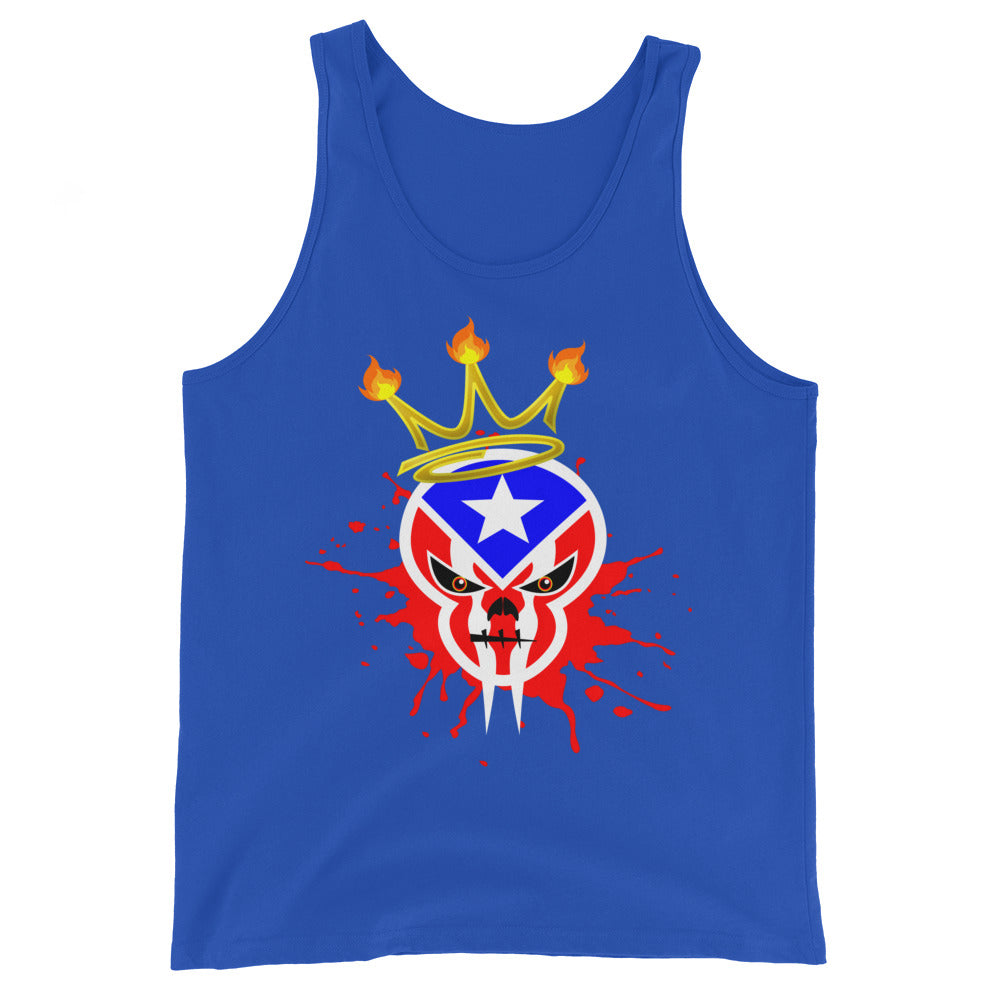 GRAFFITI REBEL SKULL (PREMIUM Unisex Tank Top)