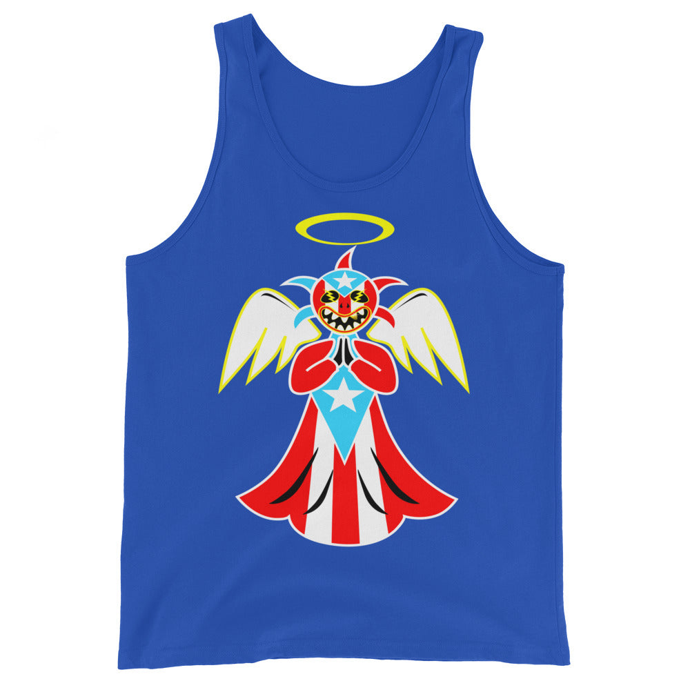 EL SANTO BORIKEN - SKY BLU 1 (PREMIUM Unisex Tank Top)