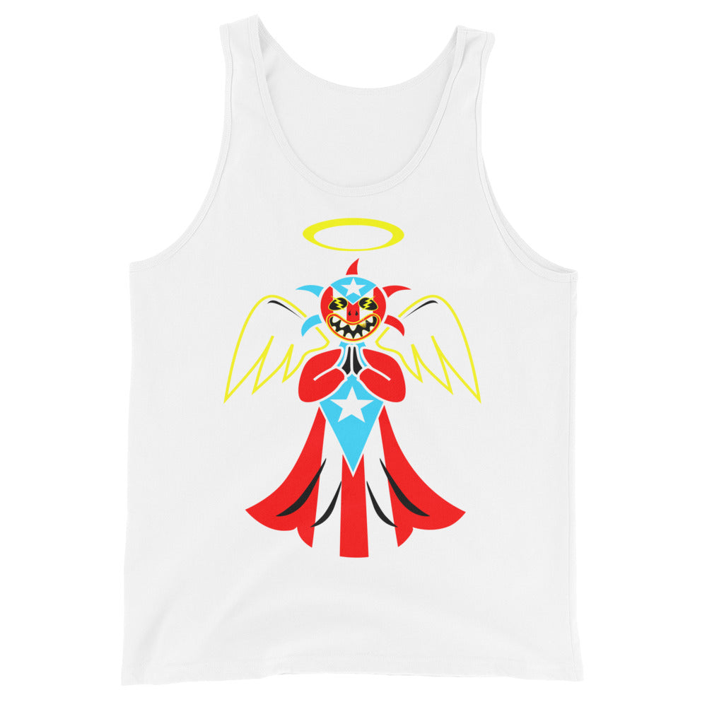 EL SANTO BORIKEN - SKY BLU 1 (PREMIUM Unisex Tank Top)