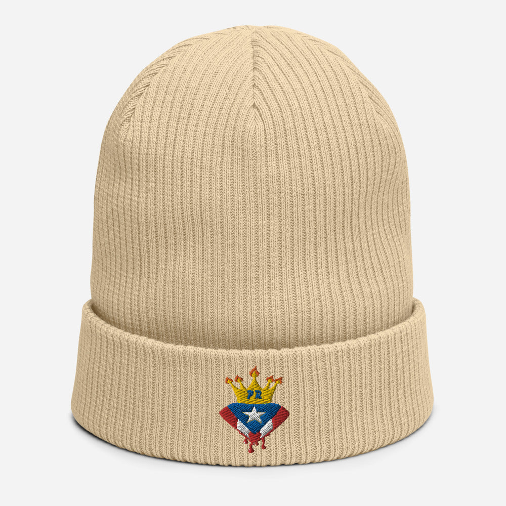 LATIN ROYAL WEAR - Organic Ribbed Beanie | Beechfield B50