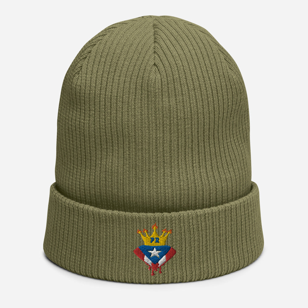 LATIN ROYAL WEAR - Organic Ribbed Beanie | Beechfield B50