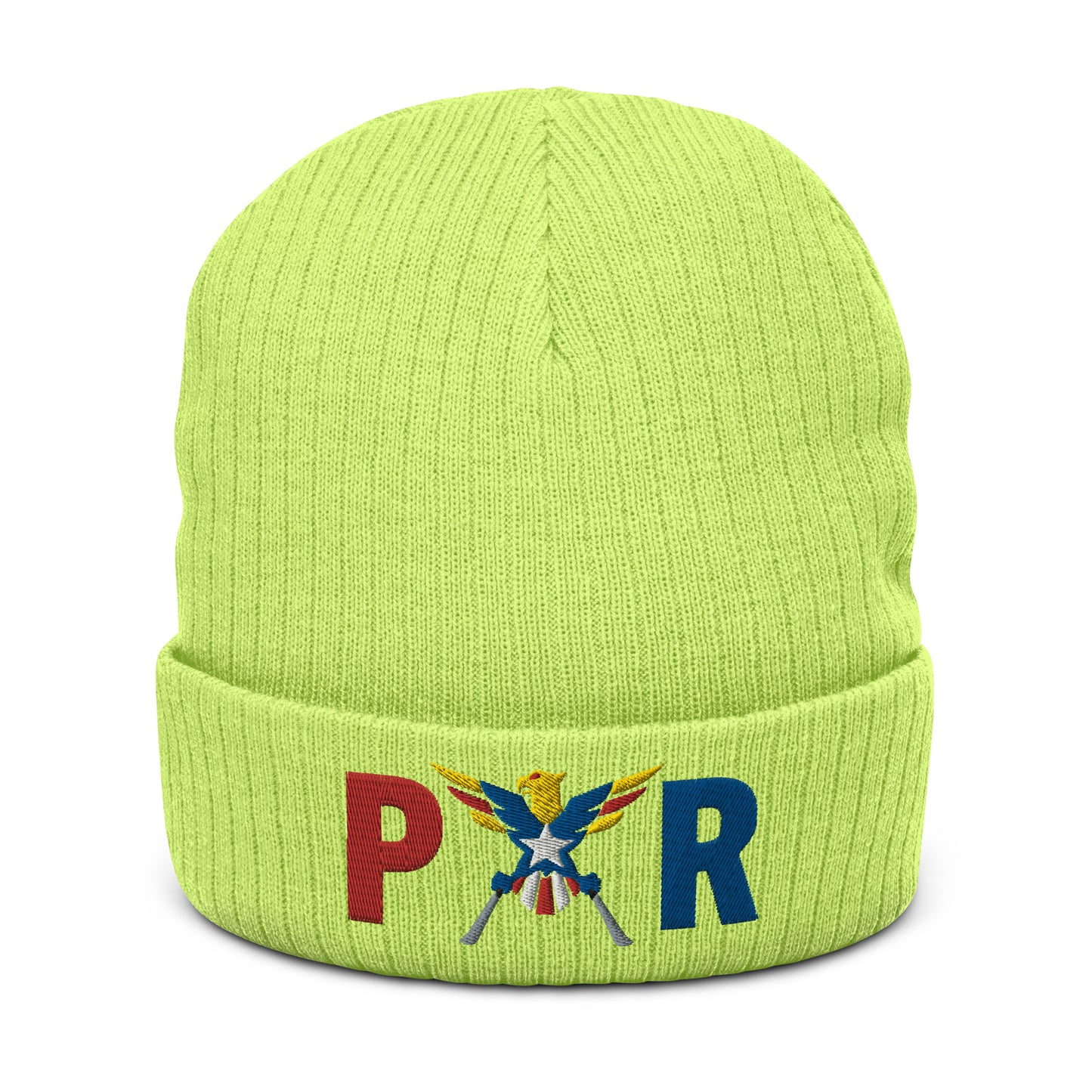 VIVA PUERTO RICO LIBRE! (Ribbed Knit/Cuffed Beanie)