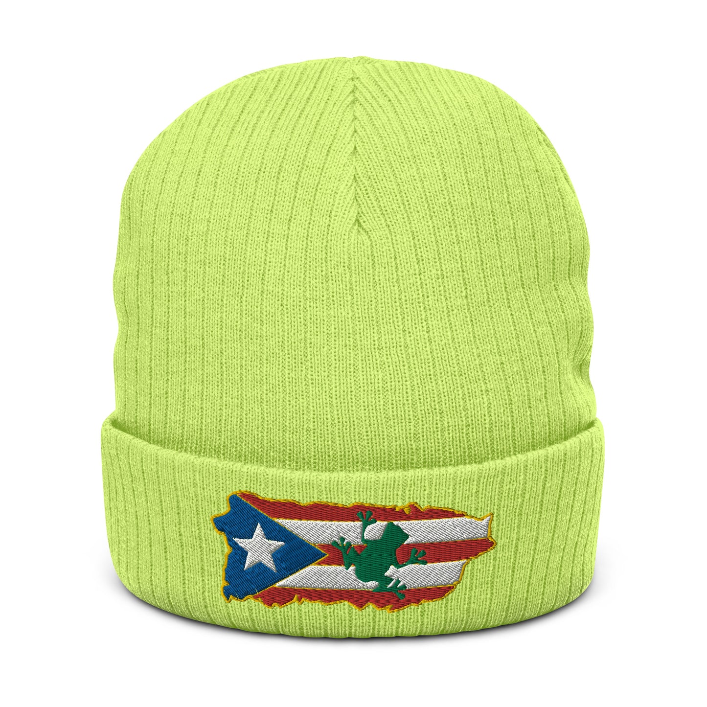 MAP OF PR - COQUI (Ribbed Knit Beanie)