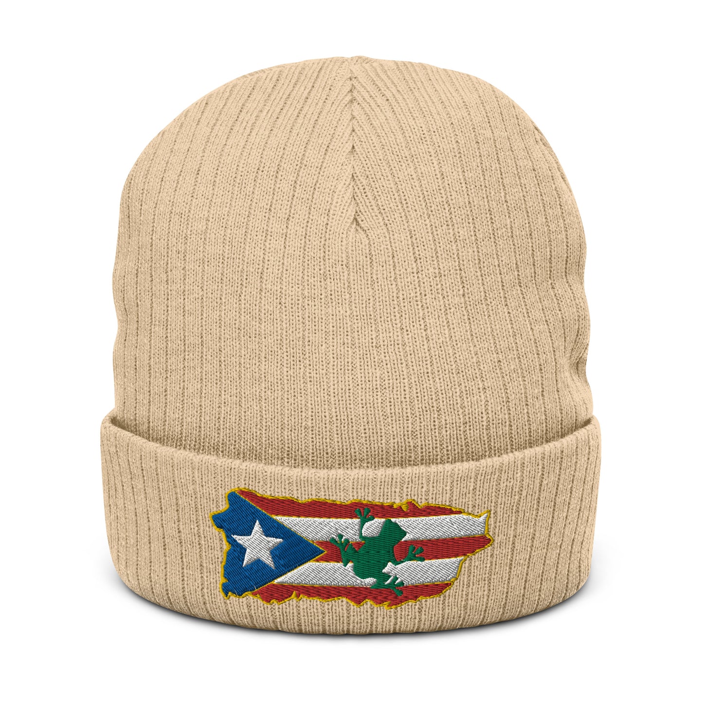 MAP OF PR - COQUI (Ribbed Knit Beanie)