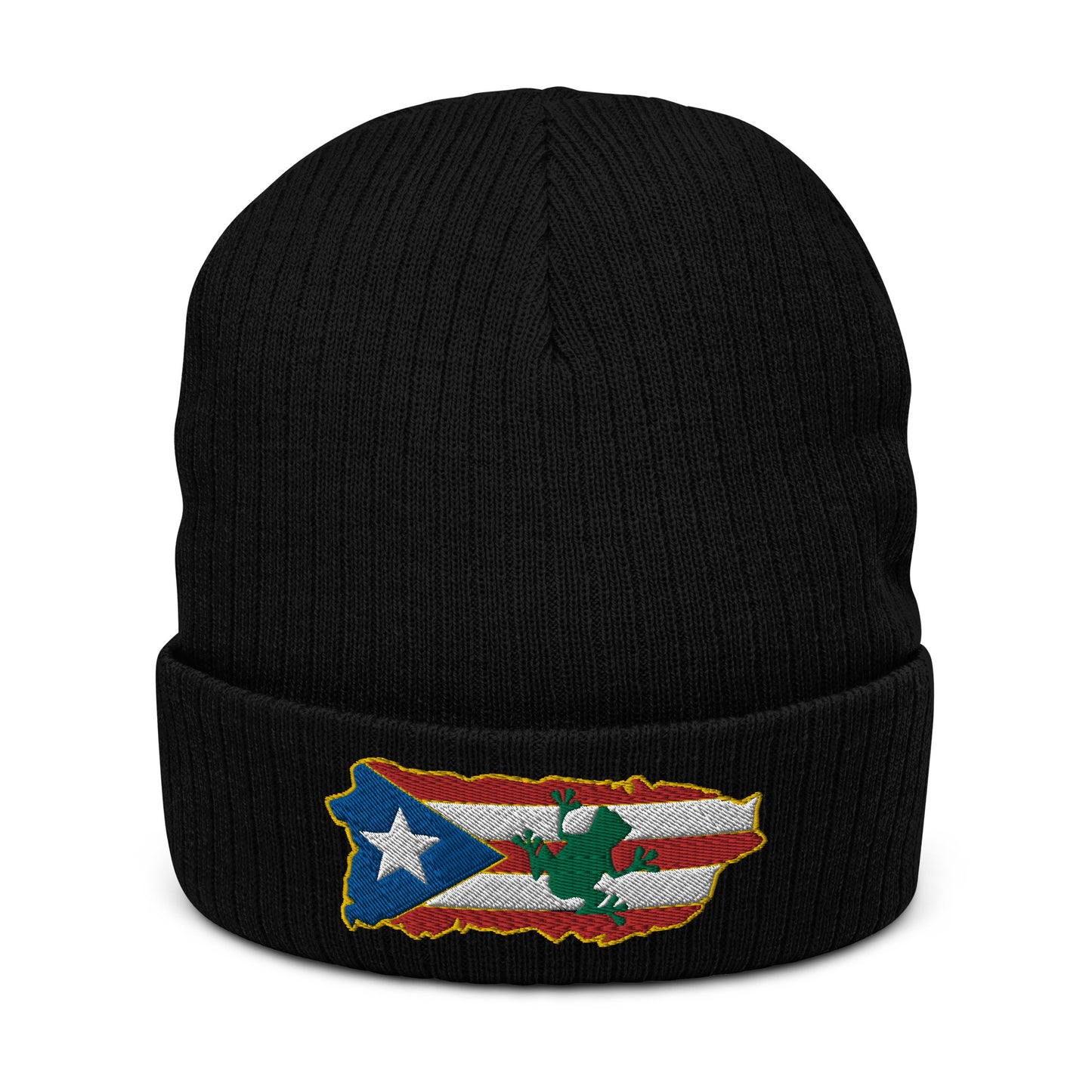 MAP OF PR - COQUI (Ribbed Knit Beanie)