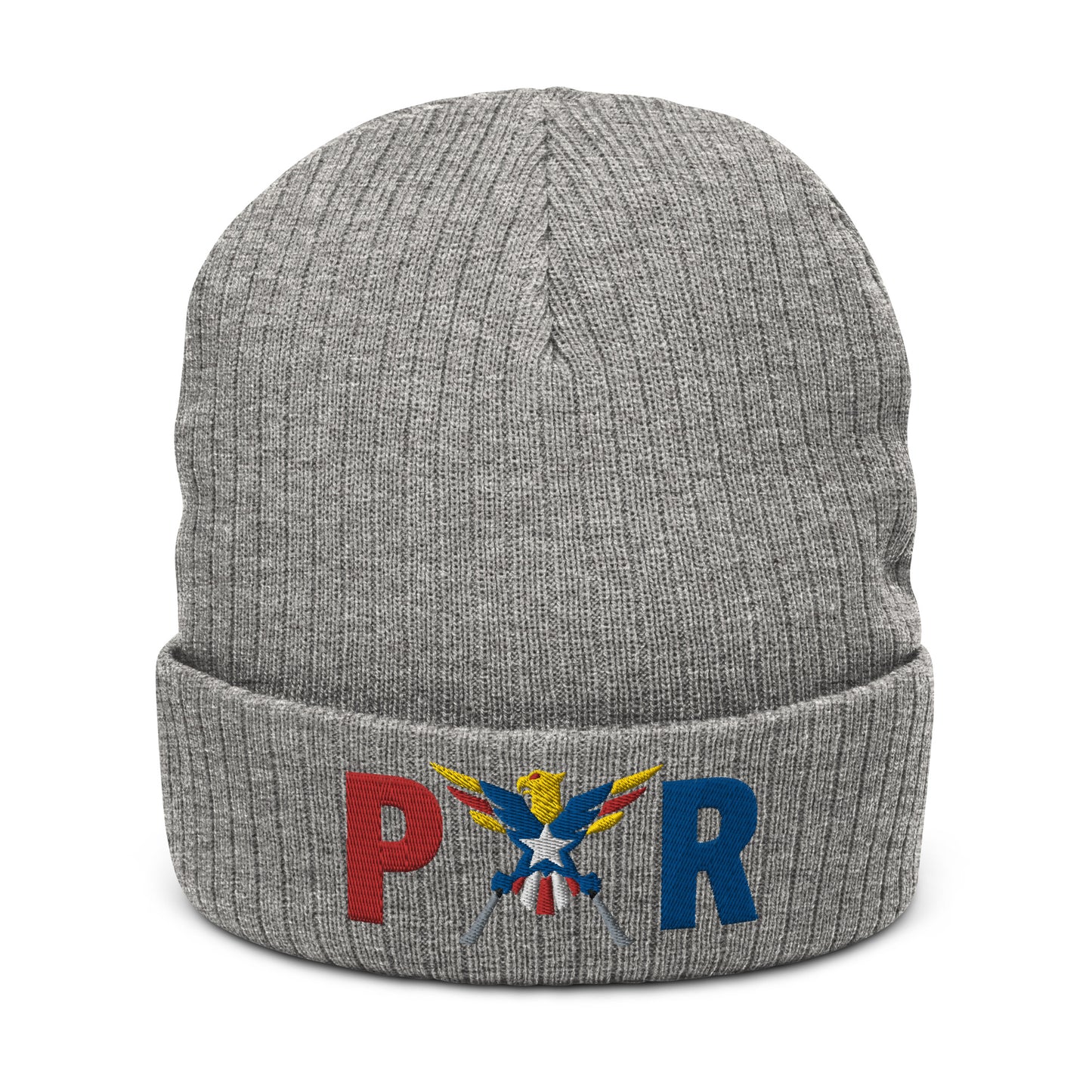 VIVA PUERTO RICO LIBRE! (Ribbed Knit/Cuffed Beanie)