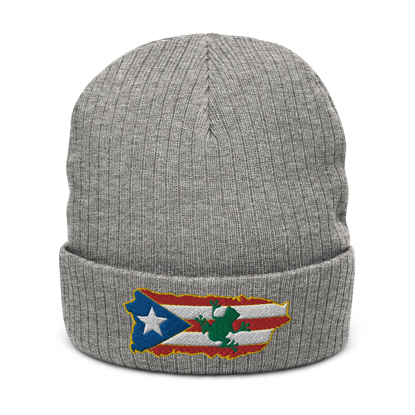 MAP OF PR - COQUI (Ribbed Knit Beanie)