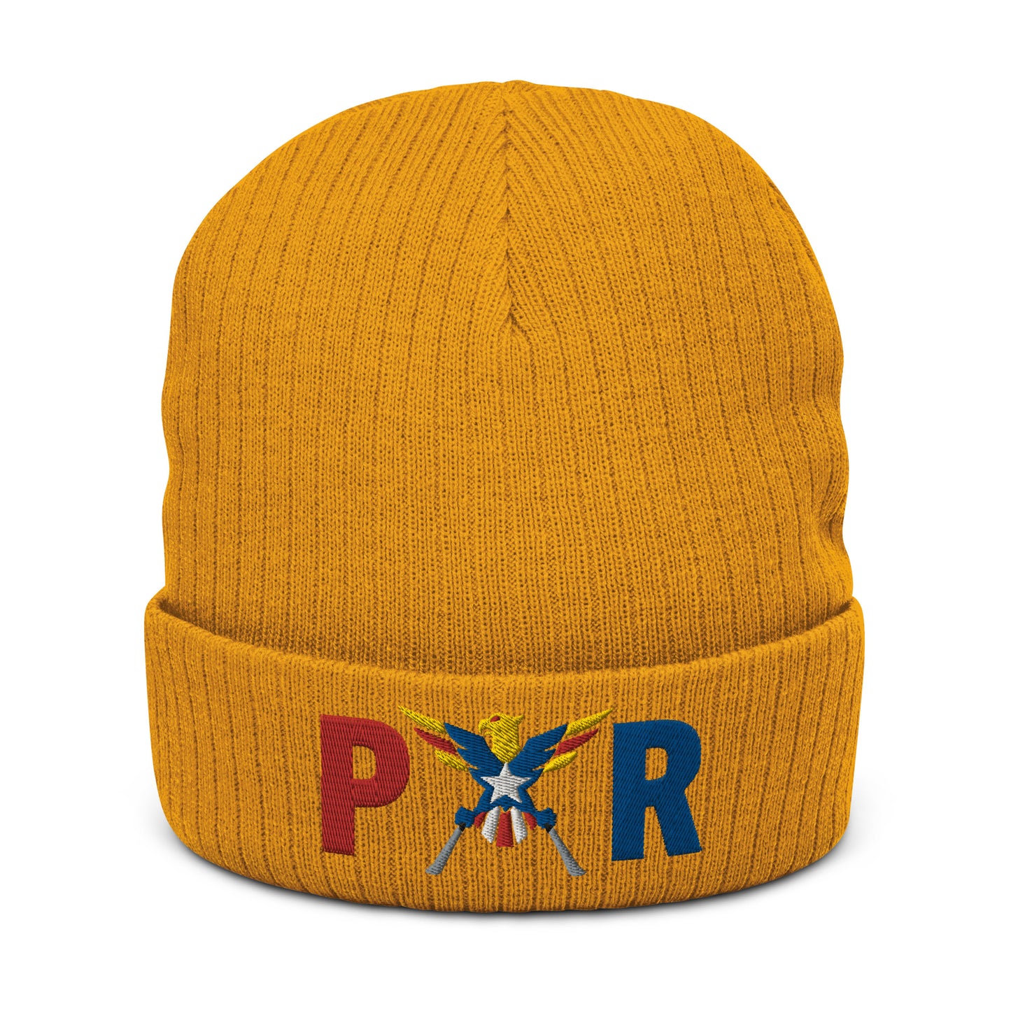 VIVA PUERTO RICO LIBRE! (Ribbed Knit/Cuffed Beanie)