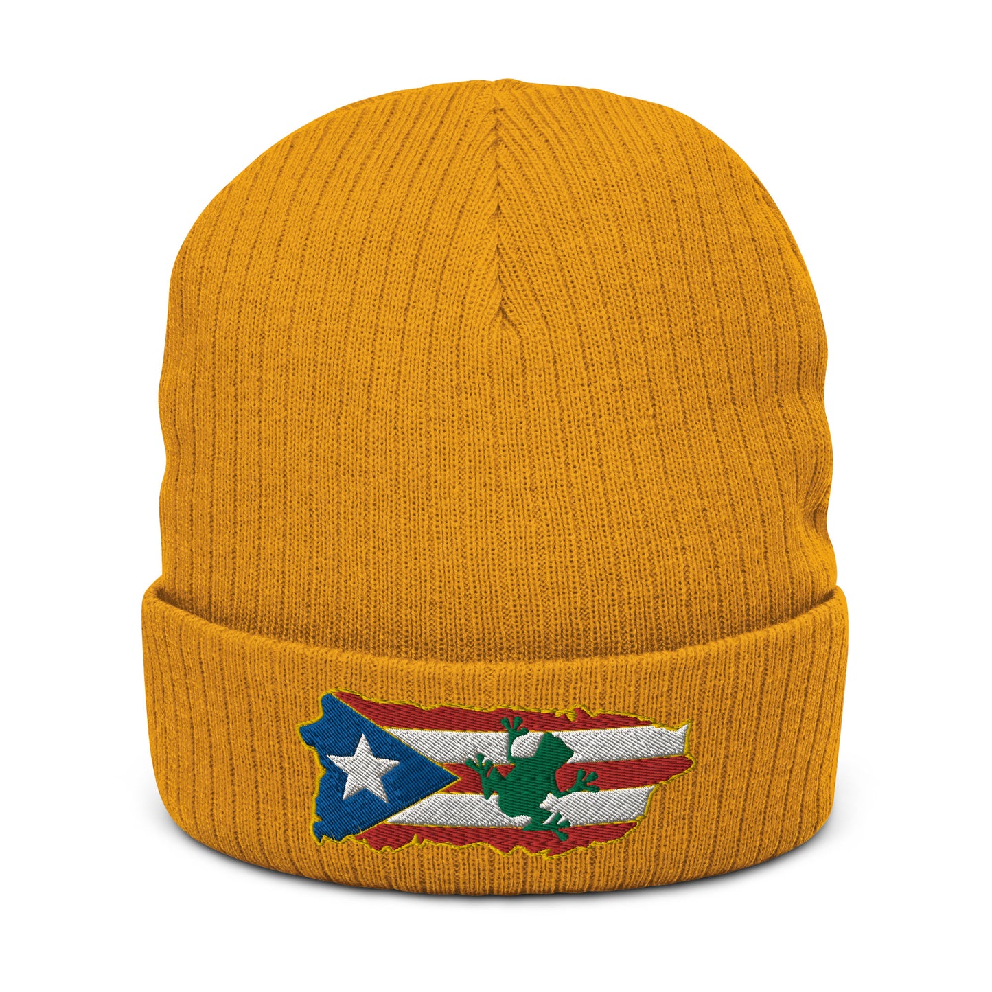 MAP OF PR - COQUI (Ribbed Knit Beanie)