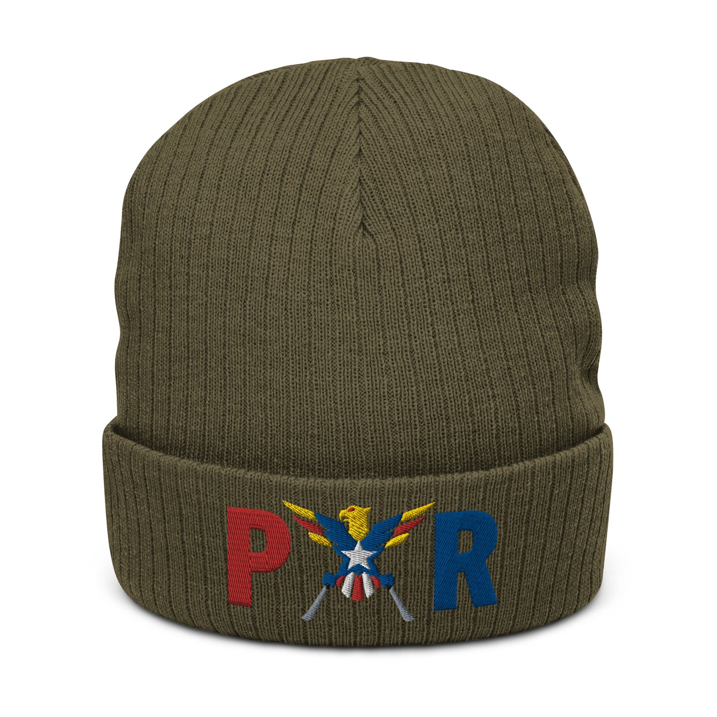 VIVA PUERTO RICO LIBRE! (Ribbed Knit/Cuffed Beanie)
